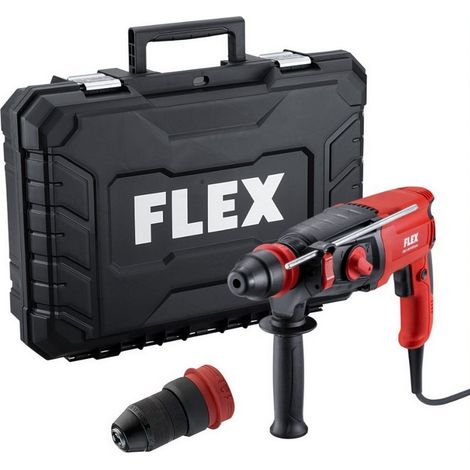 Flex Kombi-Bohrhammer CHE 2-28 R SDS-plus 533851 + Schnellspannbohrfutter 468843 (1/3)