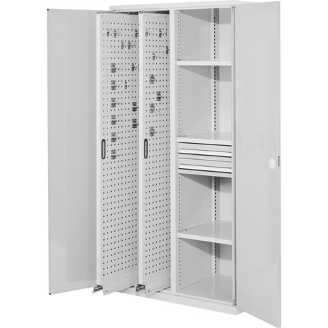 Kappes ®RasterPlan Vertikalschränke 1950x1000x600mm Modell 81 Doppelwandtüren lichtgrau