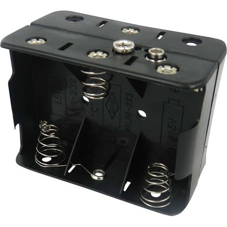 Porte-pile 6 x RS PRO C, raccordement Montage rapide ( Prix pour 1 )