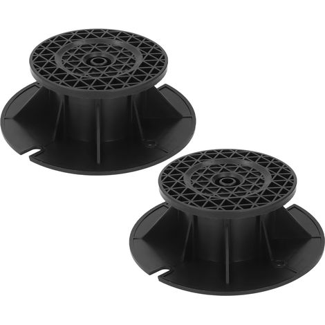 Lot de 2 pieds de support pour cadre de lit, hauteur réglable, lattes centrales robustes, pour canapé, table ou armoire. (1/5)