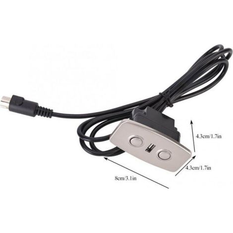 1 Contrôleur de fauteuil, 2 boutons tactile, rétroéclairage LED, double port USB, pour canapé électrique (1/4)