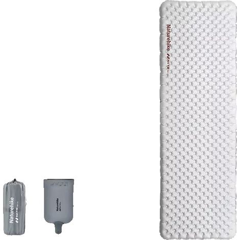 Colchón hinchable para camping, impermeable, ultraligero, R5.8 - 196x64cm (1/2)