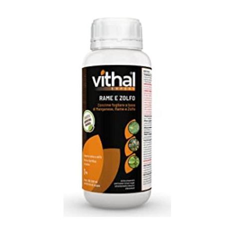 Vithal Expert engrais foliaire à base de cuivre et de soufre pour l&039agriculture biologique 1 kg - .325 - 1,3 - 72 (1/2)