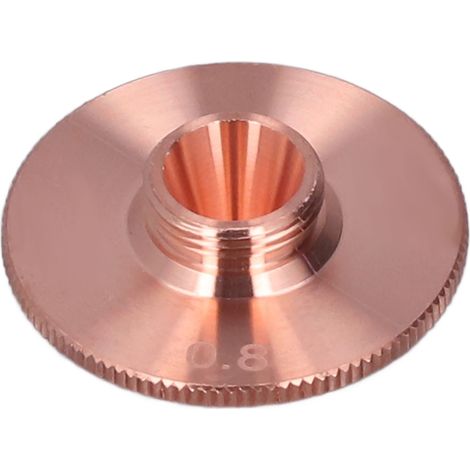 0,8 mm Öffnung Kupferschweißdüse, einlagige Glasfaserlaserschneiddüse, 1000 MPa (1/5)