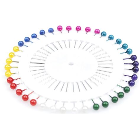 Lot de 40 épingles colorées multifonctions pour quilters et artistes en alliage robuste (1/4)
