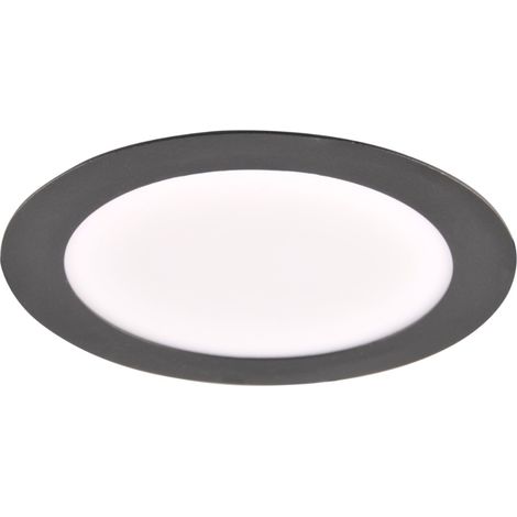 Faretto LED incasso 10W Ø17cm nero 4000K Polux Rigel (1/5)