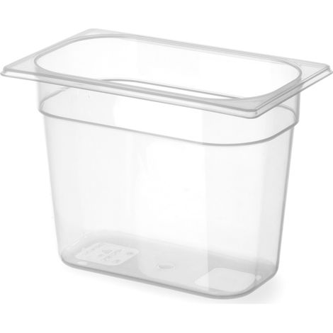 Contenedor de catering de polipropileno GN 1/4 altura 200 mm - Hendi 880302 (1/3)