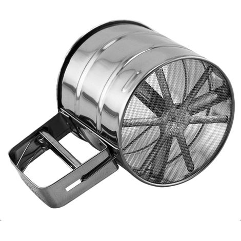 Acier inoxydable maille sucre Café farine Shaker tamis passoire outil tasse-Fei Yu (1/5)