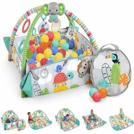 BRIGHT STARTS Deka na hranie 5v1 Your Way Ball Play™ Totally Tropical™ 0m+ (1/5)