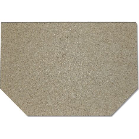 Déflecteur en bas pour poêles à cheminée Nordal 249.17 de Haas+Sohn - vermiculite - dimensions d'encastrement parfaitement adaptées (1/3)
