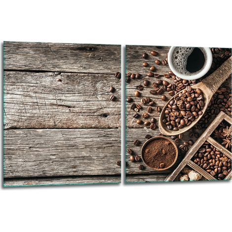 2 plaques de protection en verre pour poêle 40x52 bois (1/5)
