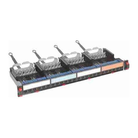 Panneau de brassage BTIC9024C6U avec 24 connecteurs RJ45 CAT6 UTP