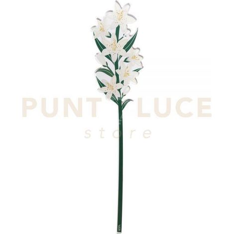 FUNNY FLOWERS, fiore in plexiglass FIORE GIGLIO BIANCO PICCOLO