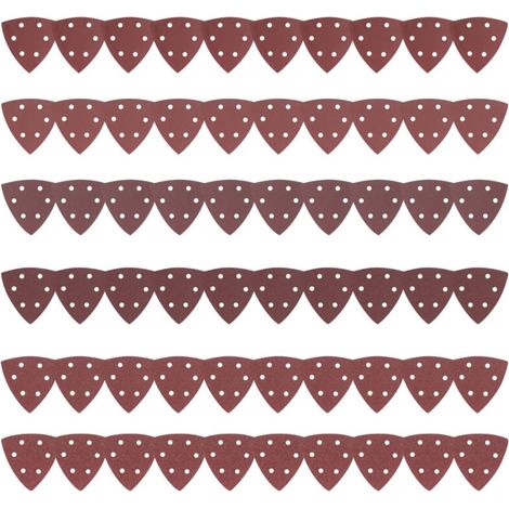 90 Feuilles Abrasives, Papier de Ponçage, Papier de Verre, Papier a Poncer, Papier Abrasif, Papier Poncer, Papier Ponceuse Triangulaire Mouse, Grain 40/80/120/180/240/320/400/800