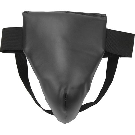Protecteur de boxe pour l'aine en PU résistant aux chocs, bouclier de protection pour entraînement, noir taille M 55.1‑63 po (1/5)