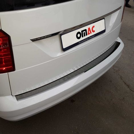 OMAC Ladekantenschutz für VW Caddy 2015-2020 Facelift Edelstahl dark Chrom (1/5)
