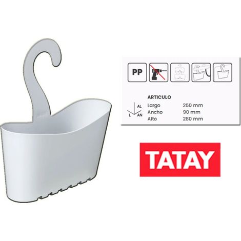 Tatay Standardkorb Multi Weiß 25x9x28 cm