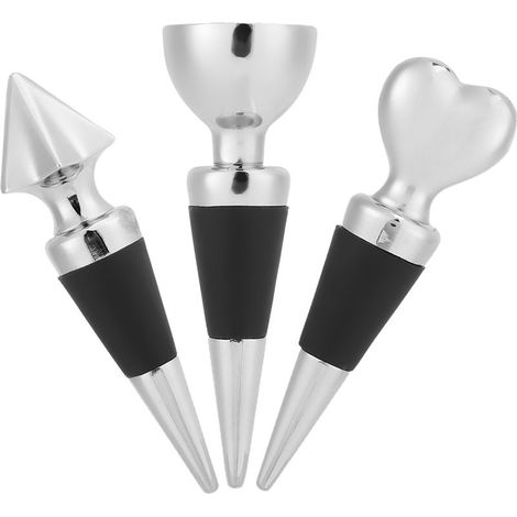 Bouchon de Bouteille en Alliage de Zinc Réutilisable pour Vin Rouge - Bouchon Scellé Créatif Coupe de la Victoire (1/5)