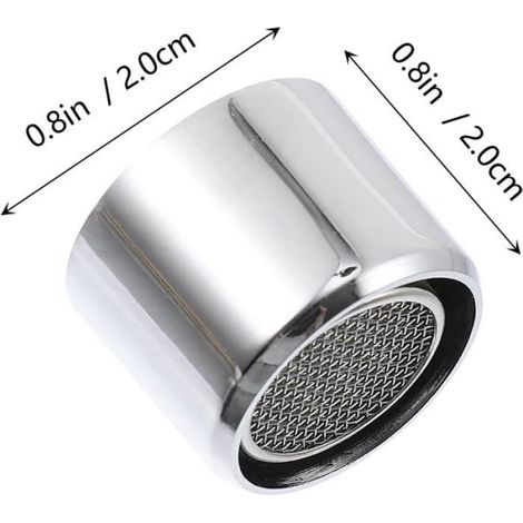 Mousseur Évier - Filtre Aérateur Robinet 20 mm Filetage Femelle - Réducteur Débit Économie Eau Anti-Éclaboussures - Lot de 4 (1/5)