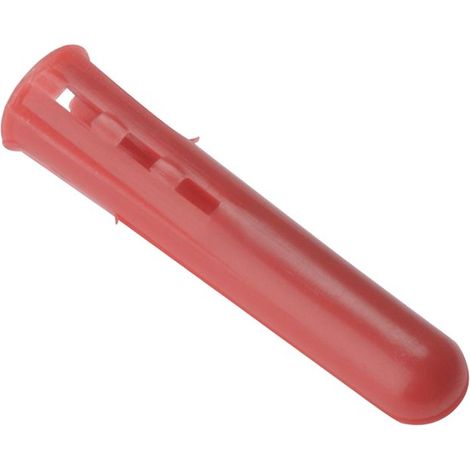 Plastic Wall Plugs Red 6-8 Box 1000