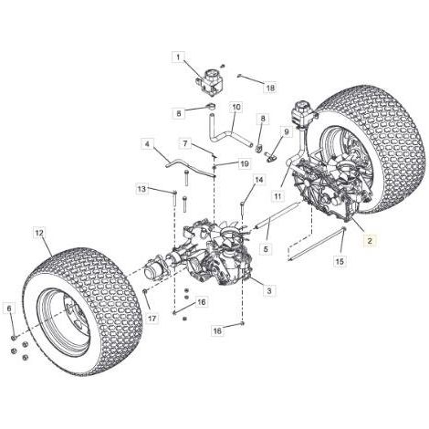 CAMBIO, HYDROGEAR ZT3100 SX ORIGINALE STIGA - 118830770/0