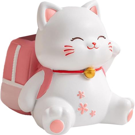 Organizer Stift Harz Tierhalter Niedliche Katze Desktop