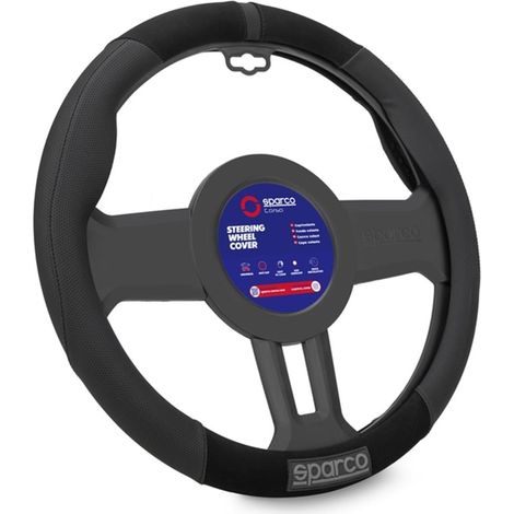COUVRE VOLANT SPARCO NOIR