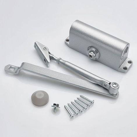 Vtizikl Ferme-porte Hydraulique Automatique, (45-65kg) Réglable Groom Fermeture Porte, Ferme Porte Automatique Ideal (1/5)