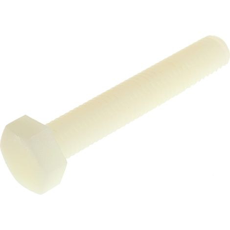 Vis à tête hexagonale Nylon, M12 x 70mm ( Prix pour Sachet de 25 )