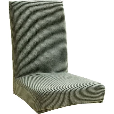 Housse De Chaise - Élastique - Pour Chaise Parsons - Hauteur Dossier Standard Ou Haut - Épaisseur 2,5 À 10 Cm - 1 Pièce (1/5)