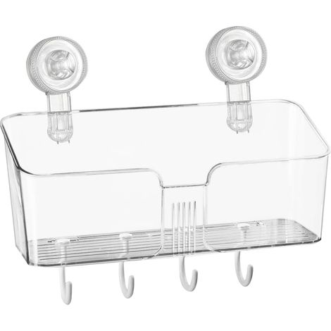 transparenter Behälterhalter Hängekorb mit mehreren Haken