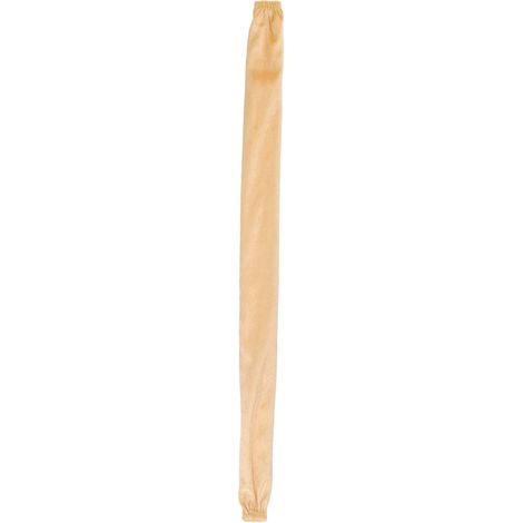 Gaine anti-poussière en flanelle pour câbles, 60 cm de long, 5 cm de large, avec fermeture à glissière, beige, protection filaire (1/5)