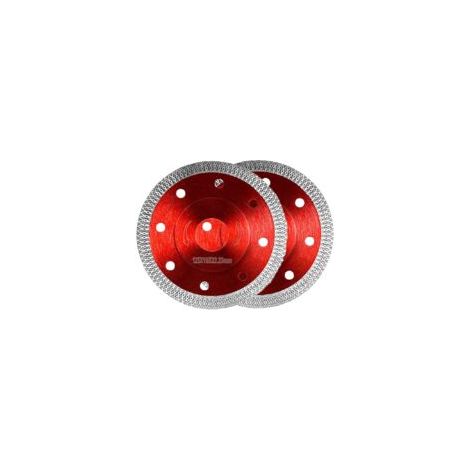 Gezahnte Trennscheibe für Feinsteinzeugfliesen 125 x 22,23 mm, für Fliesen und Granit (für Winkelschleifer Ø 125 x 22,23 mm) - Crezuo