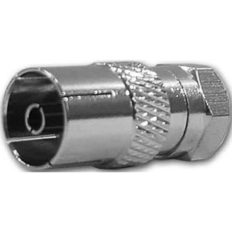 PREISNER FS-KK1 CHANGEUR DE GENRE DE CÂBLE F IEC ARGENT TELEVES (1/2)