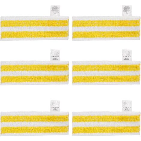 KLVGTIFS PU - Lot de 6 Chiffons de Rechange en Microfibre Compatible avec Karcher Easyfix SC2,SC3,SC4,SC5 Nettoyeurs Vapeur (1/5)