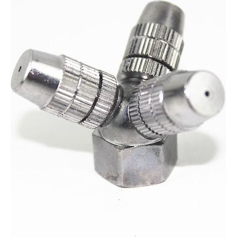 Spray Nozzle - 5pcs 3 Heads G1/4in Female Thread Garden Misting Nozzle Spray Head for Garden Agricultural Use (1/4)