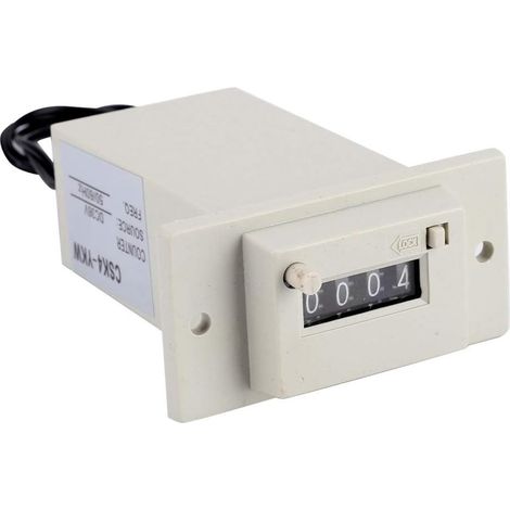 Compteur d'impulsions électromagnétiques à grande vitesse avec compteur d'instruments secondaire 5 chiffres 0-99999 pour le comptage d'impulsions électriques industriel (CSK4-YKW)(DC 36V) (1/5)