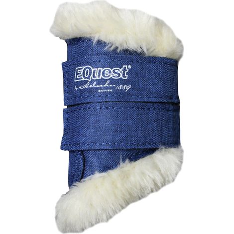 EQuest Softgamasche speziell für Mini-Shetty, 2er Set - Navy (1/2)
