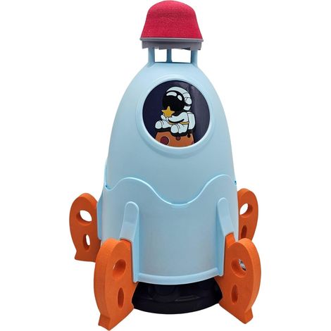 60216 Arroseur d'eau Fusée - 360 degrés d'éclaboussures d'eau - pour Enfants à partir de 3 Ans - avec raccord de Tuyau d'arrosage - Multicolore - 23,5 x 21,5 x 27,5 cm (1/5)