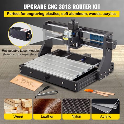 Machine à Graver CNC 3018 Pro Graveur CNC avec Zone de Travail 30 x 18 x 4,5 cm Commande GRBL Haute Précision, Machine de Gravure 3… (1/5)