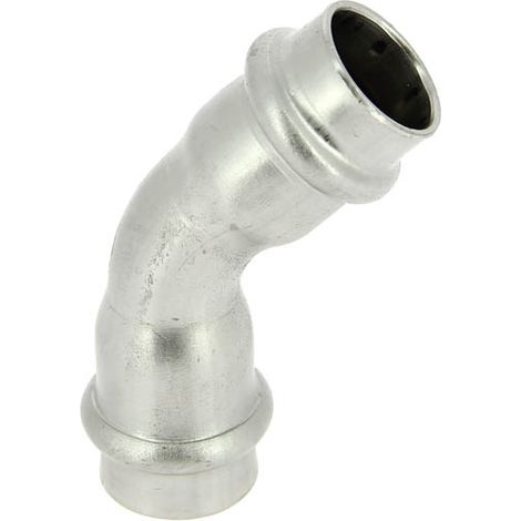Coude 45° inox 316 à sertir Femelle Ø18