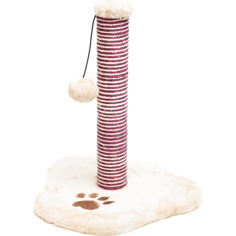 Aqpet Palo Tiragraffi per Gatti Albero Gioco Gatti con Pallina 39 cm Colore Beige (1/3)