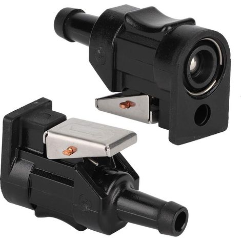 Connettore linea carburante fuoribordo, 1 paio di connettori linea tubo benzina benzina con innesto femmina per motore fuoribordo da 8 mm 6E5-24305-06-00 (1/5)