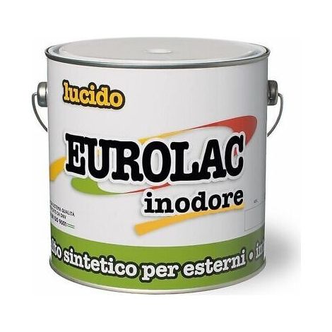Smalto Smaltino Sintetico Lucido Eurolac Laiv colore Azzurro 0,100 Lt.