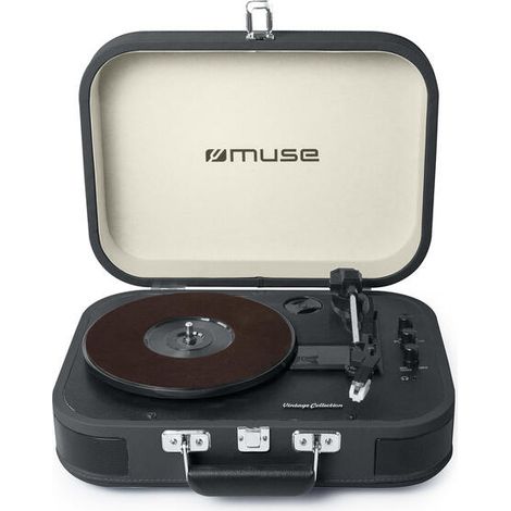 Tocadiscos de vinilo estéreo de 3 velocidades 33/45 / 78t con bluetooth - MT201DG - Muse - (1/3)