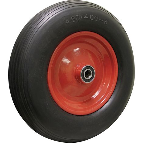 Ersatzrad für Schubkarre Vollgummi 400 x 100 m Traglast 130 kg Ersatzräder (1/3)