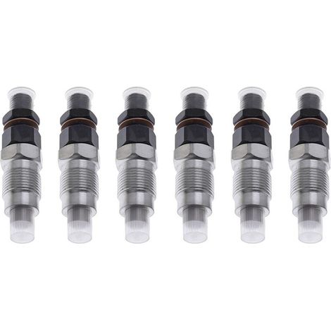 Sei iniettori di carburante (23600-19075) adatti ai modelli Land Rover HZJ75, HZJ78, HZJ79 e HZJ105 4.2L 1HZ prodotti tra il 1990 e il 2007.