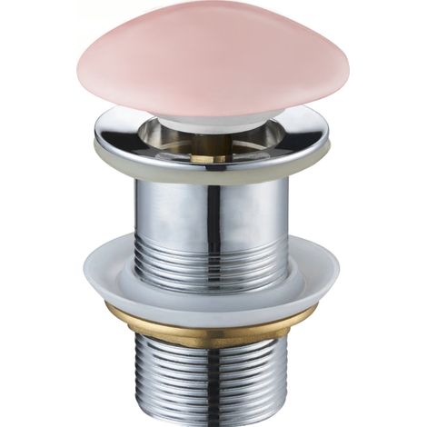 Mexen runder Klick-Klack-Stöpsel, Keramik rosa matt - 79910-44 (1/2)