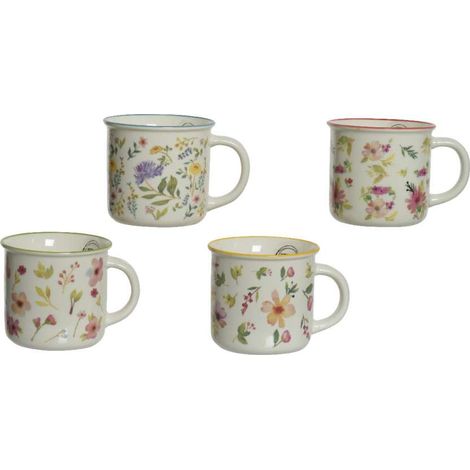 Tazza in porcellana fiori selvatici