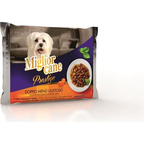 MIGLIOR CANE PRESTIGE MENU GUSTOSO 100 GRAMMI 4 PZ (1/2)